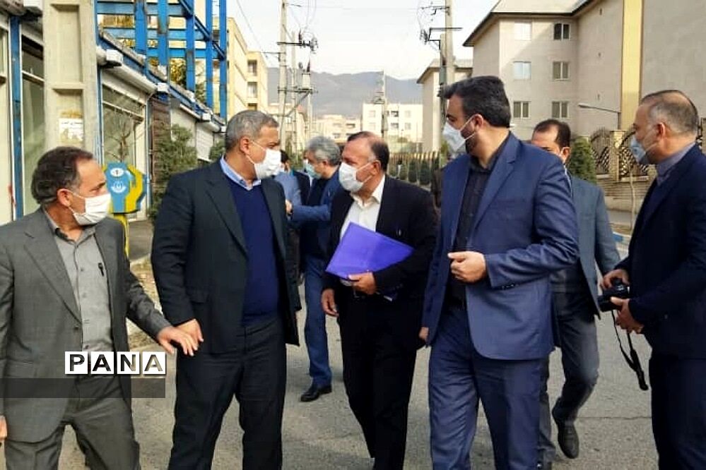 بازدید مدیرکل آموزش و پرورش شهرستان‌های استان تهران از پروژه‌های عمرانی آموزش و پرورش پردیس