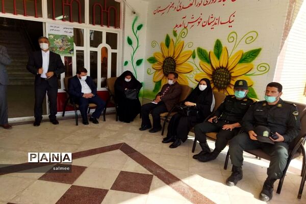بازدید تیم کارشناسان حوزه  پرورشی استان خوزستان از آموزش و پرورش شادگان