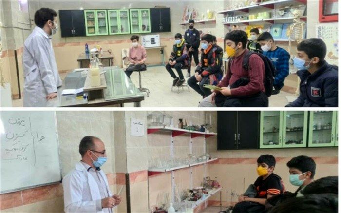 دانش‌آموزان دبیرستان مهرآرا از پژوهش‌سرای علامه حلی بازدید کردند