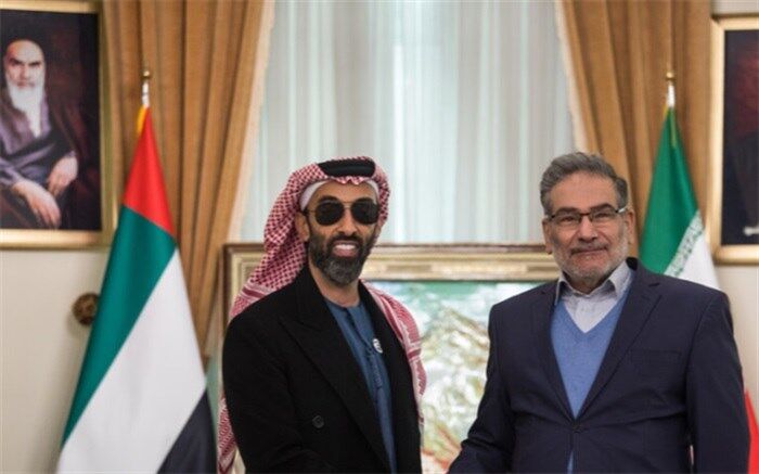 دیدار مشاور امنیت ملی امارات با علی شمخانی