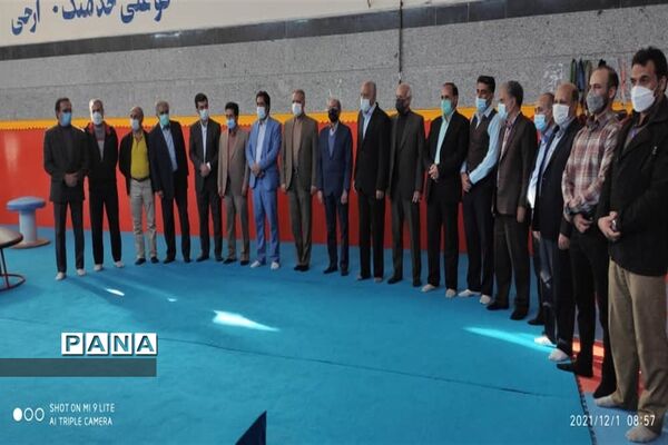 مراسم افتتاح سالن ژیمناستیک کانون فرهنگی تربیتی شهید مطهری آموزش و پرورش شهرستان بیرجند