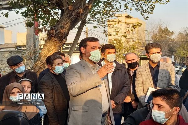 آیین بهره‌برداری از معبر مناسب‌سازی شده ویژه معلولان در منطقه ۱۵