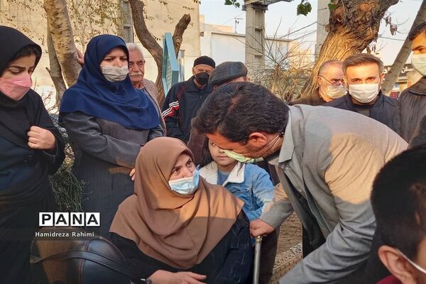 آیین بهره‌برداری از معبر مناسب‌سازی شده ویژه معلولان در منطقه ۱۵