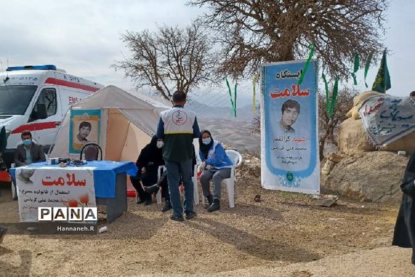 استقبال مردم شهرستان اردل از خانواده شهید محمدعلی کرباسی