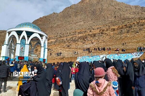 استقبال مردم شهرستان اردل از خانواده شهید محمدعلی کرباسی