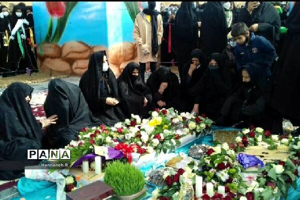 استقبال مردم شهرستان اردل از خانواده شهید محمدعلی کرباسی