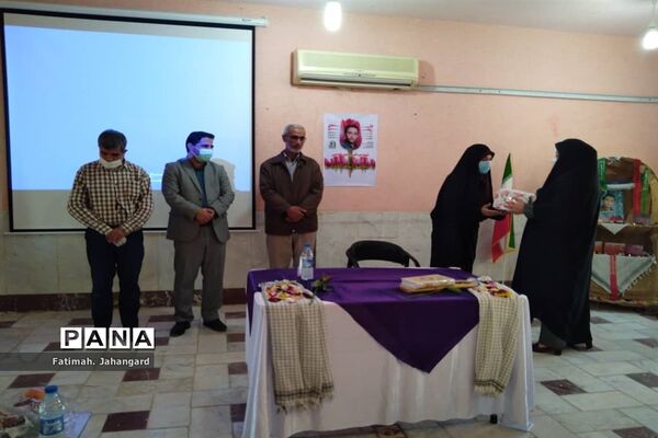 گرامیداشت یاد و خاطره شهید شاخص دبیرستان شاهد مائده شهرستان امیدیه