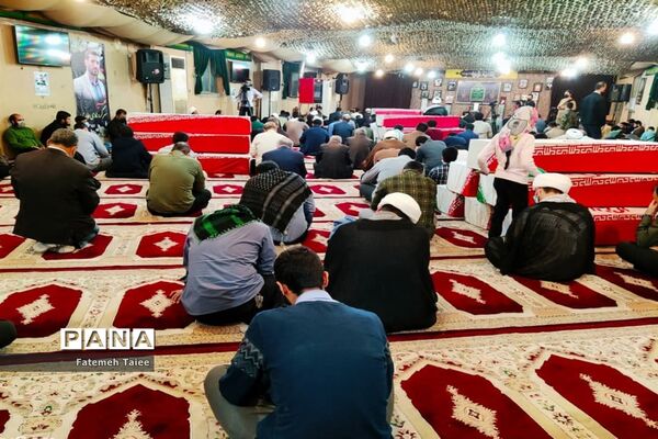 آیین وداع با شهدا در معراج شهدای اهواز
