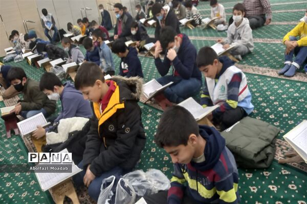 محفل انس با قرآن، دانش‌آموزی دبستان فضیلت، شهرستان کاشمر