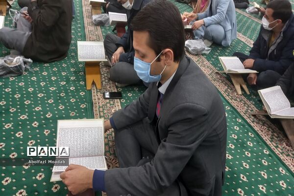 محفل انس با قرآن، دانش‌آموزی دبستان فضیلت، شهرستان کاشمر