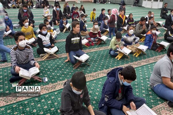 محفل انس با قرآن، دانش‌آموزی دبستان فضیلت، شهرستان کاشمر