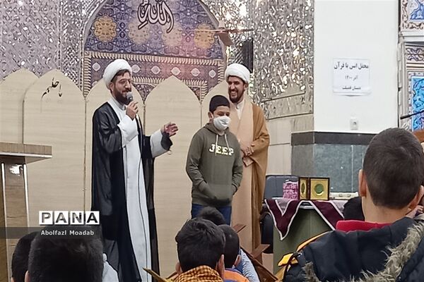 محفل انس با قرآن، دانش‌آموزی دبستان فضیلت، شهرستان کاشمر