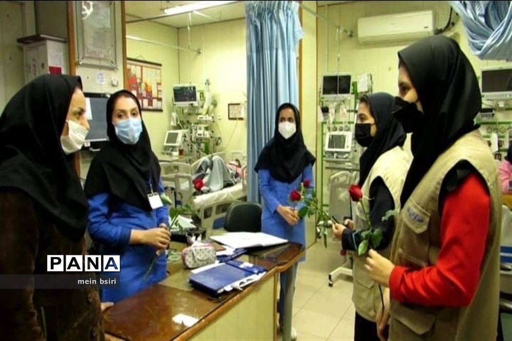 تجلیل از پرستاران توسط خبرنگاران خبرگزاری پانا استان قزوین