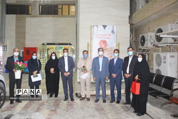 تقدیر مدیرکل و معاونان آموزش و پرورش استان بوشهر از پرستاران در روز پرستار