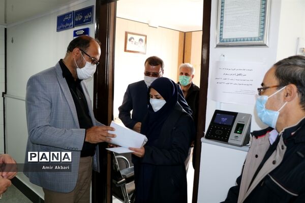 سفر یک روزه مدیرکل آموزش و پرورش آذربایجان‌غربی به شهرستان تکاب