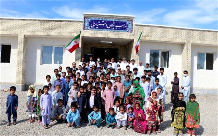 مدرسه ۶ کلاسه در روستای خدابخش ترکانی از توابع چابهار افتتاح شد