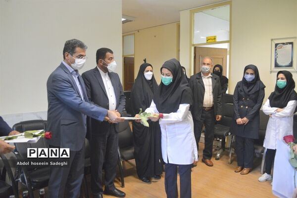 تقدیر و تشکر از کادر درمانگاه شهدای فرهنگی استان بوشهر