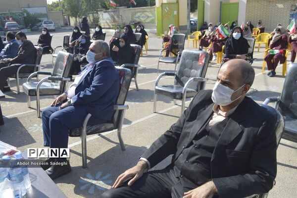 مراسم هفته پژوهش در دبیرستان شاهد شهیده سهام خیام بوشهر