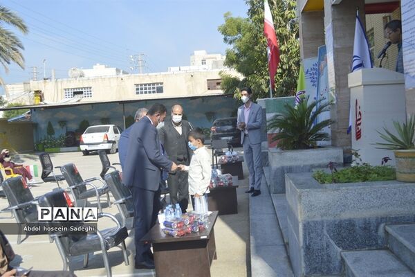 مراسم هفته پژوهش در دبیرستان شاهد شهیده سهام خیام بوشهر