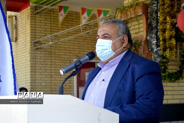 مراسم هفته پژوهش در دبیرستان شاهد شهیده سهام خیام بوشهر