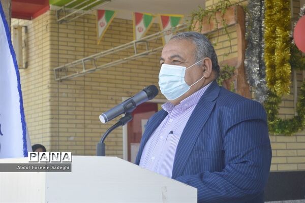 مراسم هفته پژوهش در دبیرستان شاهد شهیده سهام خیام بوشهر
