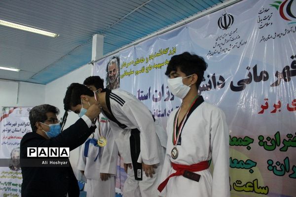 مسابقات قهرمانی دانش‌آموزان استان بوشهر، سومین دوره المپیاد استعدادهای برتر رشته تکواندو