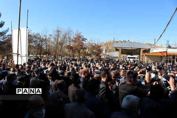 مراسم  وداع فرهنگیان با پیکر معاون فقید نهضت سواد‌آموزی کهگیلویه و بویراحمد