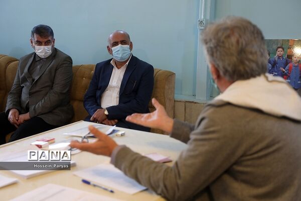 بازدید علی رمضانی از داوری جشنواره تجارب برتر اردویی و اردوگاهی کشور