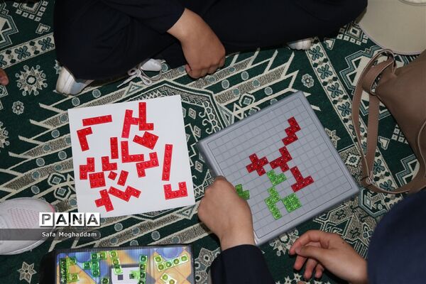 برگزاری مسابقات بازی‌های فکری سرگرمی رویش در شهر گله‌دار