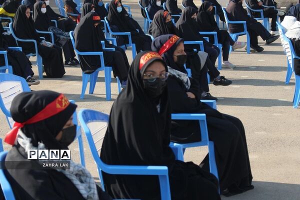 یادواره لاله‌های روشن در دبیرستان امامت قم