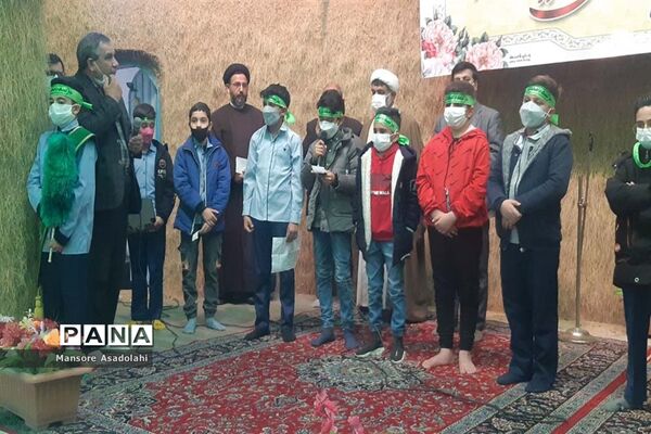 میثاق با حضرت مهدی ( عج الله ) در مدارس شهرستان آباده
