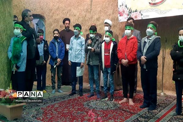 میثاق با حضرت مهدی ( عج الله ) در مدارس شهرستان آباده
