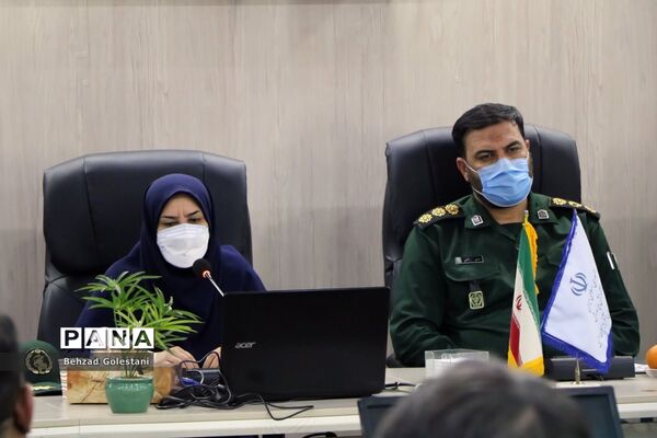 آئین تکریم و معارفه جانشین سازمان بسیج فرهنگیان سپاه شهدا آذربایجان غربی