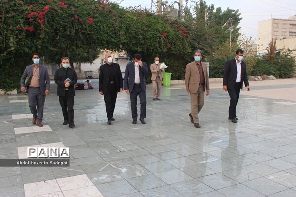 میثاق مسئولان نظام تعلیم و تربیت با شهدای گرانقدر در بوشهر