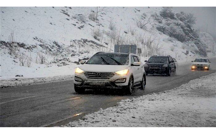 بارش برف سنگین خلخال را سفیدپوش کرد