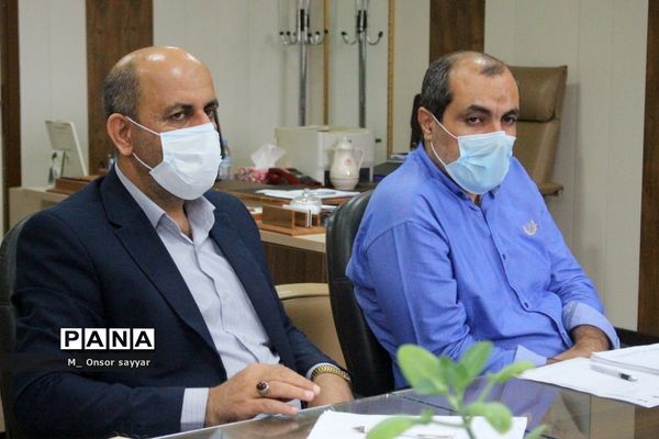 جلسه برنامه‌ریزی درس آمادگی دفاعی آموزش و پرورش استان بوشهر