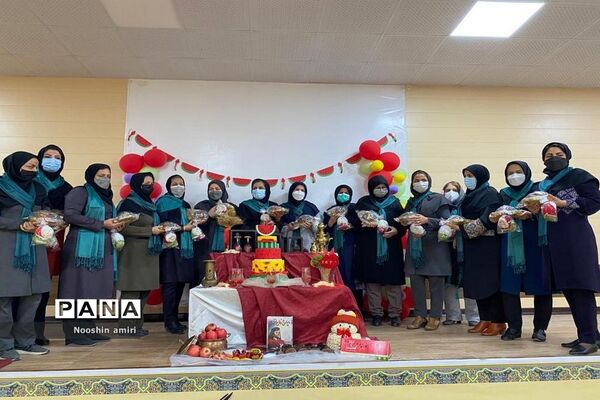 جشن یلدا دبیرستان ام ابیها بوشهر