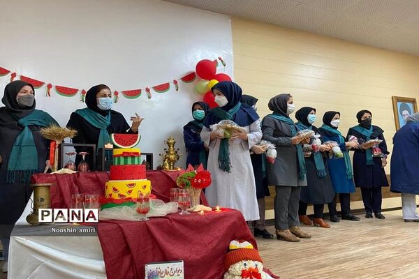 جشن یلدا دبیرستان ام ابیها بوشهر