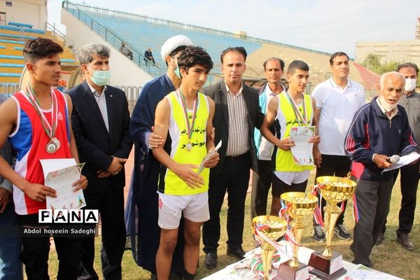 سومین دوره المپیاد استعدادهای برتر ورزشی رشته دو ومیدانی در بوشهر