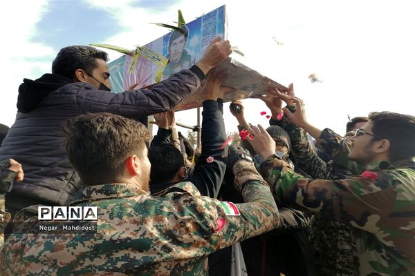 مراسم تشییع شهید عبدالله پولادوند