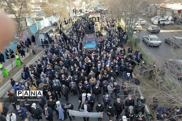 مراسم تشییع شهید عبدالله پولادوند