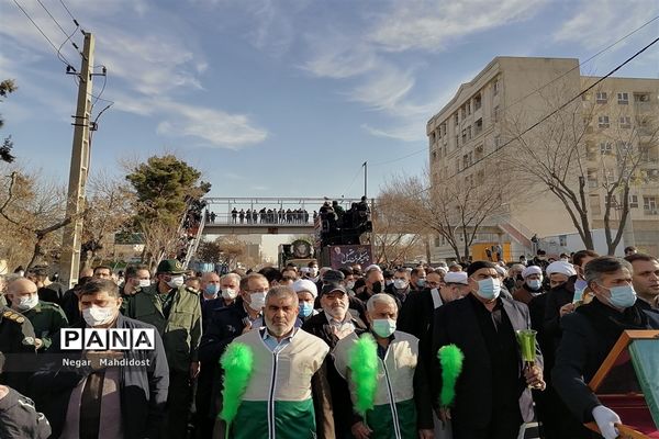 مراسم تشییع شهید عبدالله پولادوند