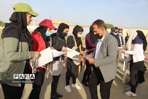 سومین دوره المپیاد استعدادهای برتر ورزشی رشته دو ومیدانی دختران  در بوشهر