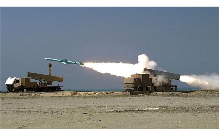 استفاده از موشک‌های نقط‌ه‌زن کروز دریایی با برد متوسط در رزمایش سپاه