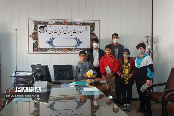 تقدیر از دانش‌آموزان برگزیده فشافویه در رشته طناب‌زنی