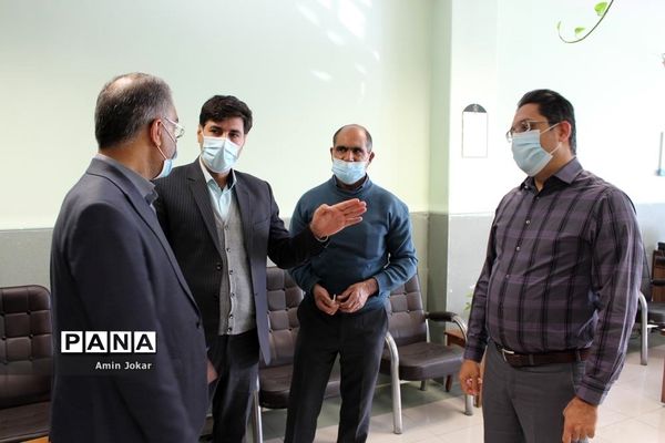 باز دید مدیرکل آموزش و پرورش فارس از حوزه های داخلی این اداره در اولین روز کاری