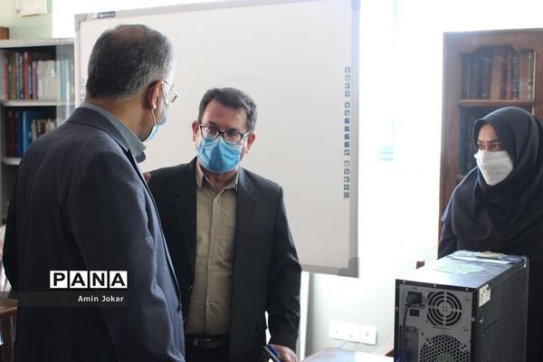 باز دید مدیرکل آموزش و پرورش فارس از حوزه های داخلی این اداره در اولین روز کاری