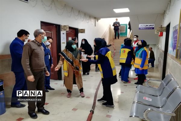 مانور ایمنی و کاهش بلایای طبیعی در منطقه 10