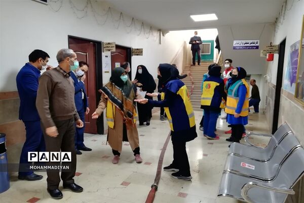 مانور ایمنی و کاهش بلایای طبیعی در منطقه 10