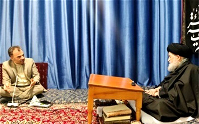 دیدار مدیرکل قرآن، عترت و نماز آموزش و پرورش با آیت‌الله علوی گرگانی